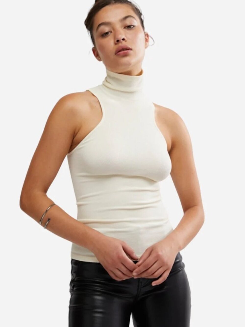 Intimately Free People Mock Neck Tank Size Xs/S
